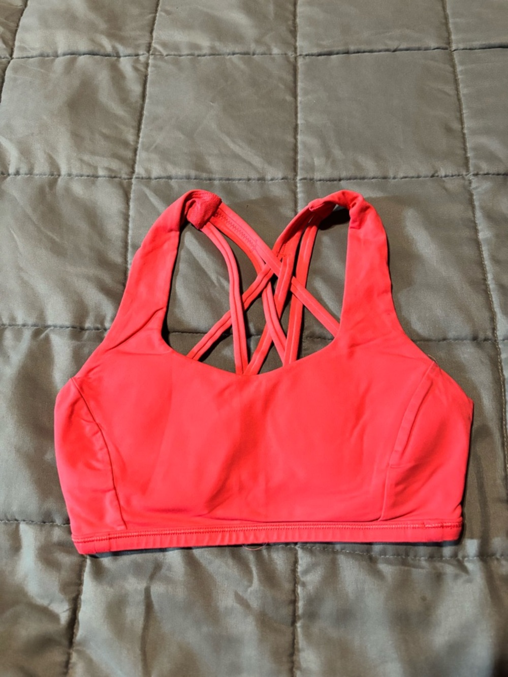 lululemon athletica Strappy Sports Bra - Coral